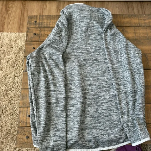 LG Gray Quarter-Zip Pullover - Picture 3 of 3